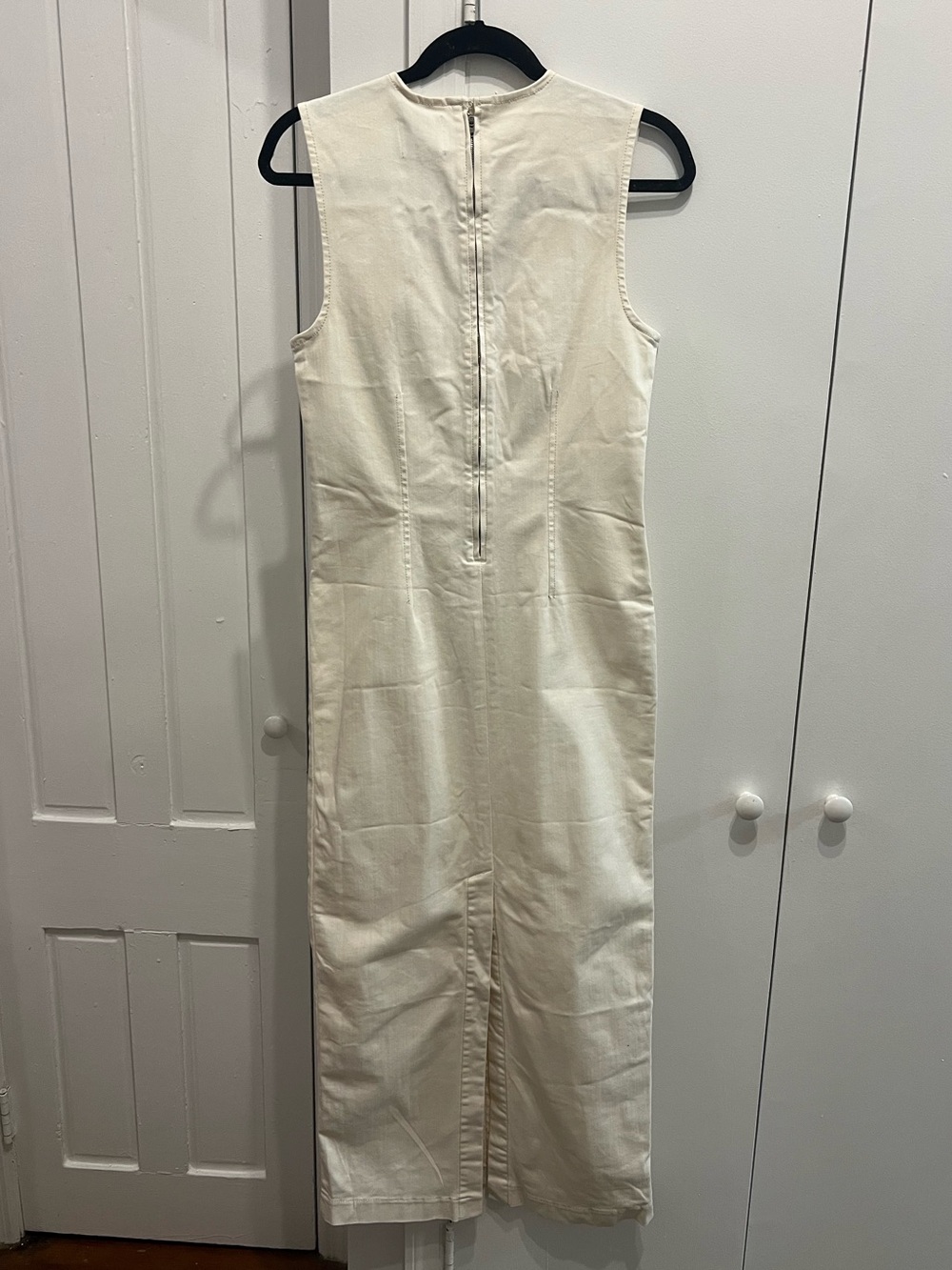 Reformation Cream Sleeveless Maxi Dress - Picture 4 of 7